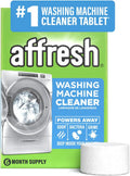 Affresh Washing Machine Cleaner, Helps Power Away Odor Causing Bacteria & Grime Deep Inside Pump, Valve & Hoses, 6 Time Release Tablets, 6 Month Supply
