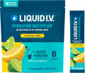 Liquid I.V. Hydration Electrolytes, Lemon Lime, 16 Count | Scientifically Formulated | Clinically Proven Hydration | No Artificial Sweeteners | Non-GMO | Vegan | Powder Drink Mix