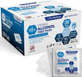 MED PRIDE Sterile Alcohol Prep Pads, 70% Isopropyl, 2-Ply, 200-Count Pack